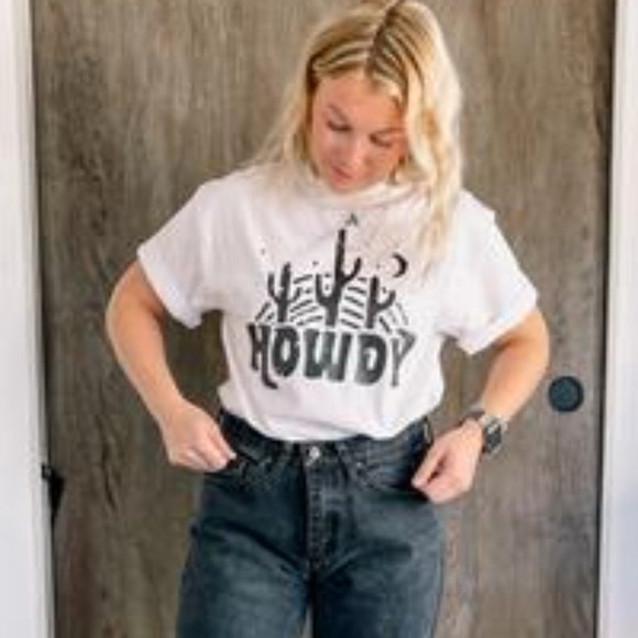 Tops - HOWDY Handmade Graphic Tee